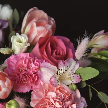 Букет в шляпной коробке Аромат весны