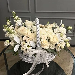 Цветочная корзина Вайт