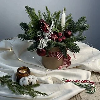 Зимняя композиция Глинтвейн S