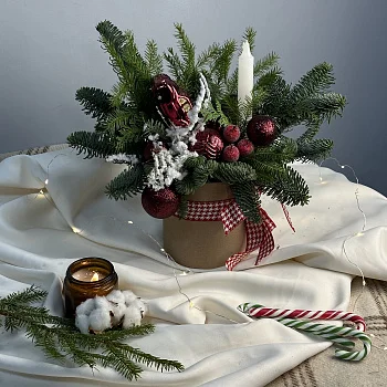 Зимняя композиция Глинтвейн S