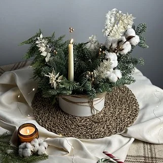 Зимняя коробочка Вечер у камина S