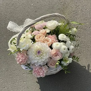 Цветочная корзина Сентябрь S