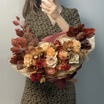 Сборный букет Привет, осень L
