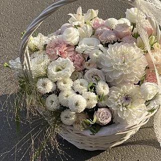 Цветочная корзина Сентябрь M