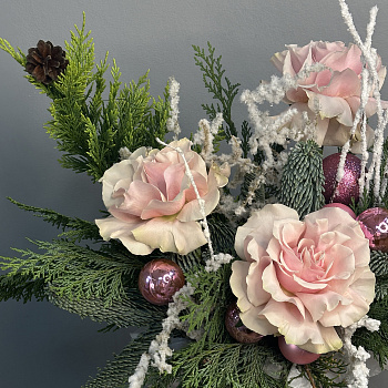 Зимняя композиция Пинк S