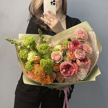 Сборный букет Тропический сад L