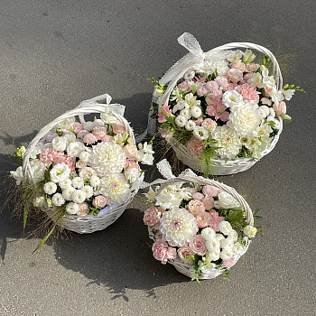 Цветочная корзина Сентябрь L