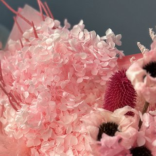 Букет сухоцветов Пинк