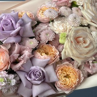 Сборный букет Акварельный L