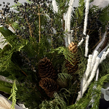 Зимний букет Снеговик