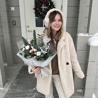 Зимний букет Снежинка