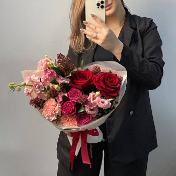 Сборный букет Би май валентайн S