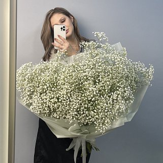 Букет из 25 веточек гипсофилы