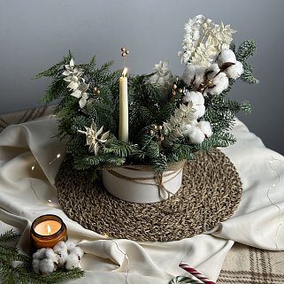 Зимняя коробочка Вечер у камина S