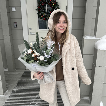 Зимний букет Снежинка