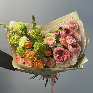 Сборный букет Тропический сад L